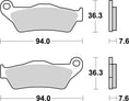 Bild in Galerie-Betrachter laden, Brembo Off-Road Sinttered Metal Bremsbeläge - 07BB04SX