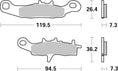 Bild in der Galerie öffnen, Brembo Off-Road Sintermetall Bremsbeläge - 07KA22SX