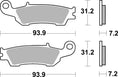 Bild in der Galerie öffnen, Brembo Off-Road Sintermetall Bremsbeläge - 07YA47SD