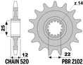 Bild in Galerie-Betrachter laden, PBR Standard Stahlritzel vorne - 520 12 Zähne - 2102 12 18NC