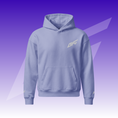 Bild in der Galerie öffnen, BYG Crew Relaxed Hoodie „Enjoy the Ride“ Violet, Vorderansicht