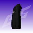 Bild in der Galerie öffnen, BYG Crew Zip Hoodie „Enjoy the Ride“ Schwarz, Seitenansicht links
