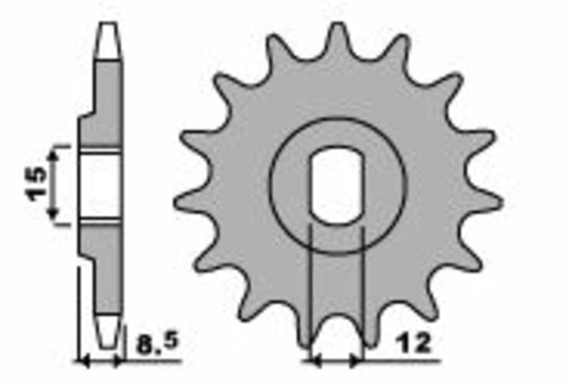 PBR Standard Stahlritzel vorne - 415 10 Zähne - 2240 10 18NC