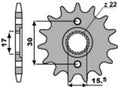 Bild in der Galerie öffnen, PBR Standard Stahlritzel vorne - 428 - 332M 14 18NC
