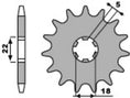 Bild in der Galerie öffnen, PBR Standard Stahlritzel vorne - 520 13 Zähne - 423 13 18NC
