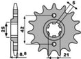 Bild in der Galerie öffnen, PBR Standard Stahlritzel vorne - 520 14 Zähne - 507 14 18NC
