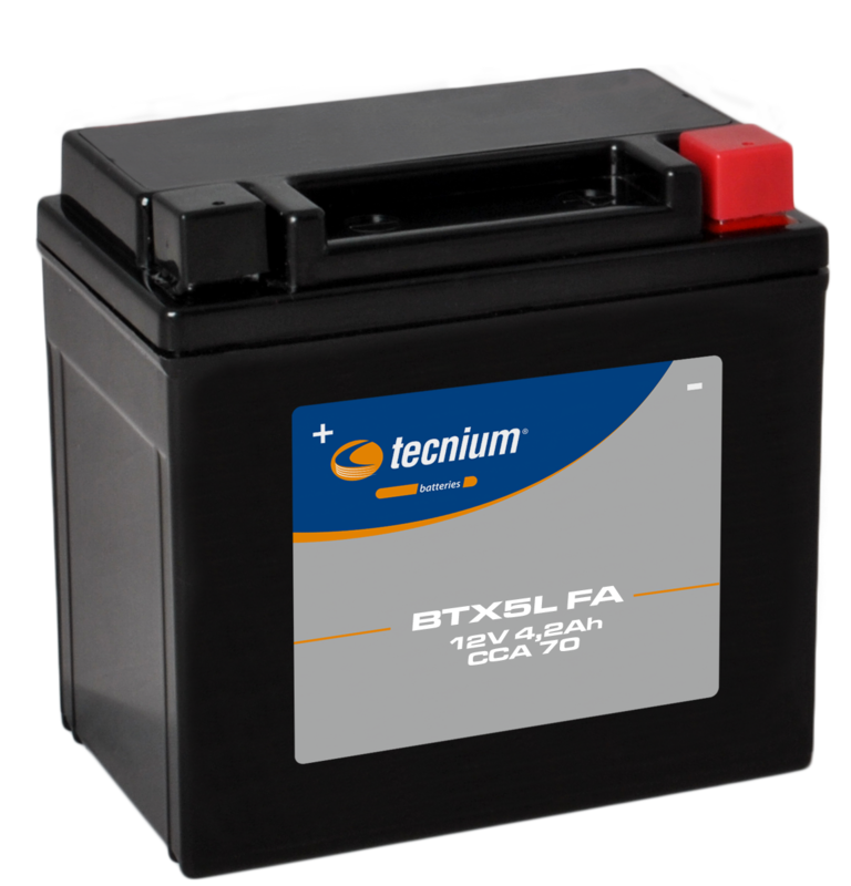 Tecnium Wartungsfreie Batterie Werkseitig aktiviert - BTX5L - 820670