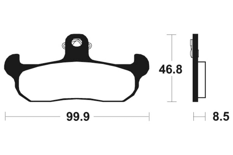 Tecnium MX/ATV Sintermetall Bremsbeläge - MO108