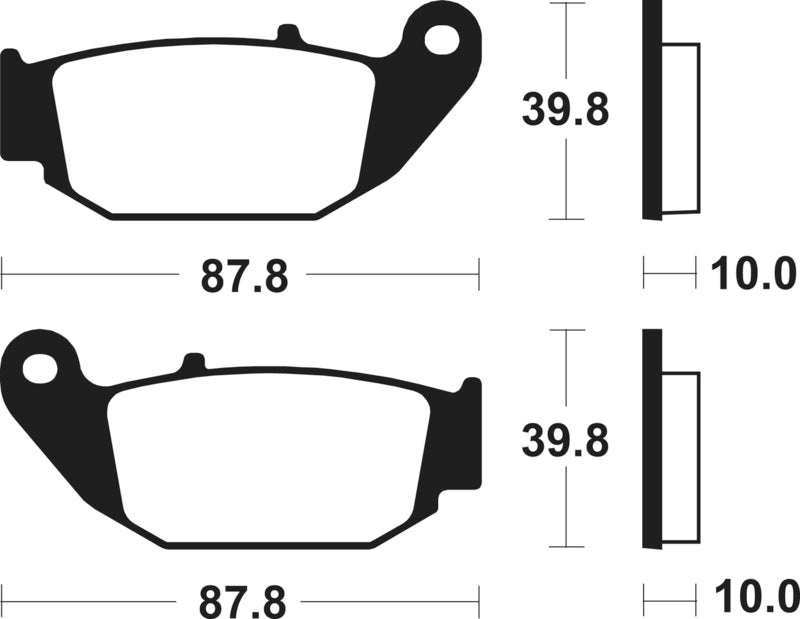 Tecnium MX/ATV Sintermetall Bremsbeläge - MO415