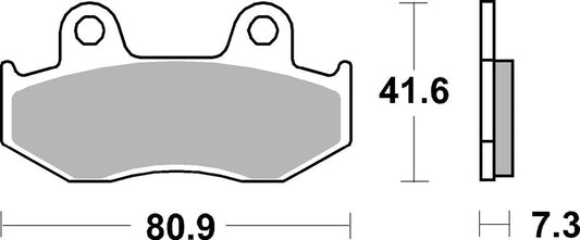 Brembo Off-Road Sintermetall Bremsbeläge - 07HO15SX