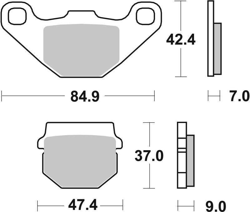 Brembo Off-Road Sintermetall Bremsbeläge - 07KA07SX