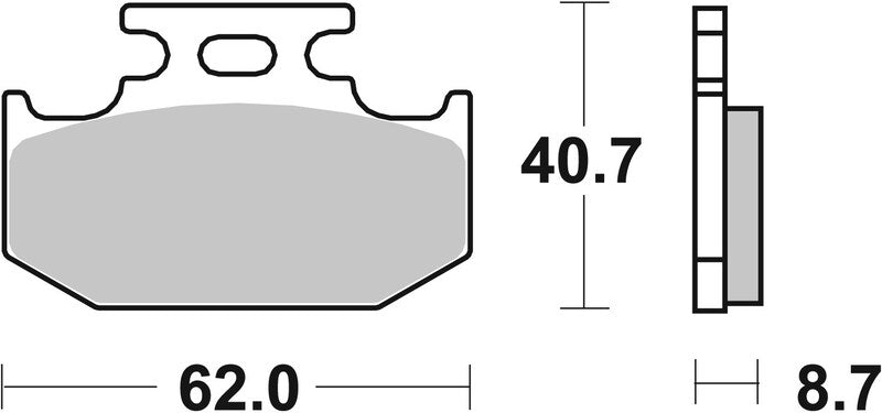 Brembo Off-Road TT Carbon Keramik Bremsbeläge - 07KA12TT