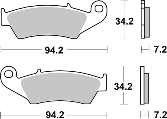 Brembo Off-Road Sintermetall Bremsbeläge - 07KA17SD