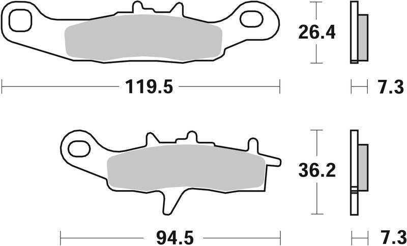 Brembo Off-Road Sintermetall Bremsbeläge - 07KA22SD