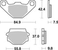 Bild in der Galerie öffnen, Brembo Off-Road Sintermetall Bremsbeläge - 07KS04SD
