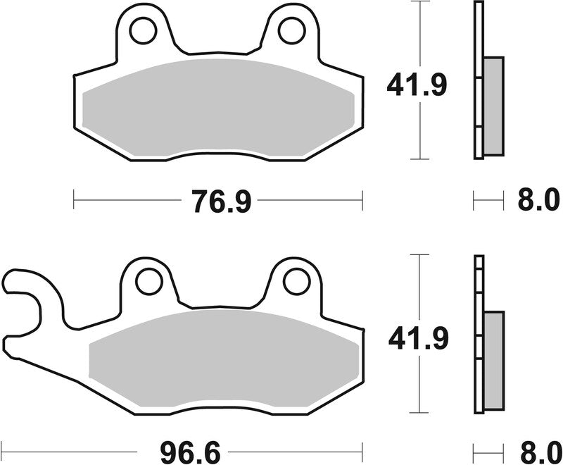 Brembo Off-Road Sintermetall Bremsbeläge - 07SU12SD