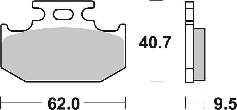 Brembo Off-Road Sintermetall Bremsbeläge - 07SU18SD