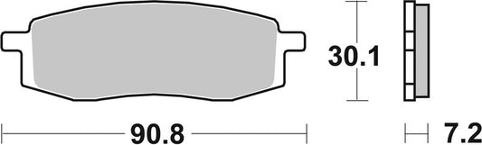 Brembo Off-Road Sintermetall Bremsbeläge - 07YA13SX