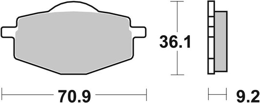 Brembo Off-Road Sintermetall Bremsbeläge - 07YA14SD