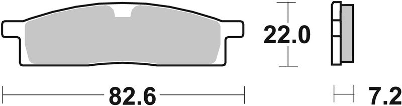 Brembo Off-Road Sintermetall Bremsbeläge - 07YA16SD