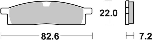 Brembo Off-Road Sintermetall Bremsbeläge - 07YA16SX
