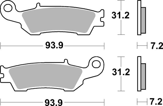 Brembo Off-Road Sintermetall Bremsbeläge - 07YA47SX