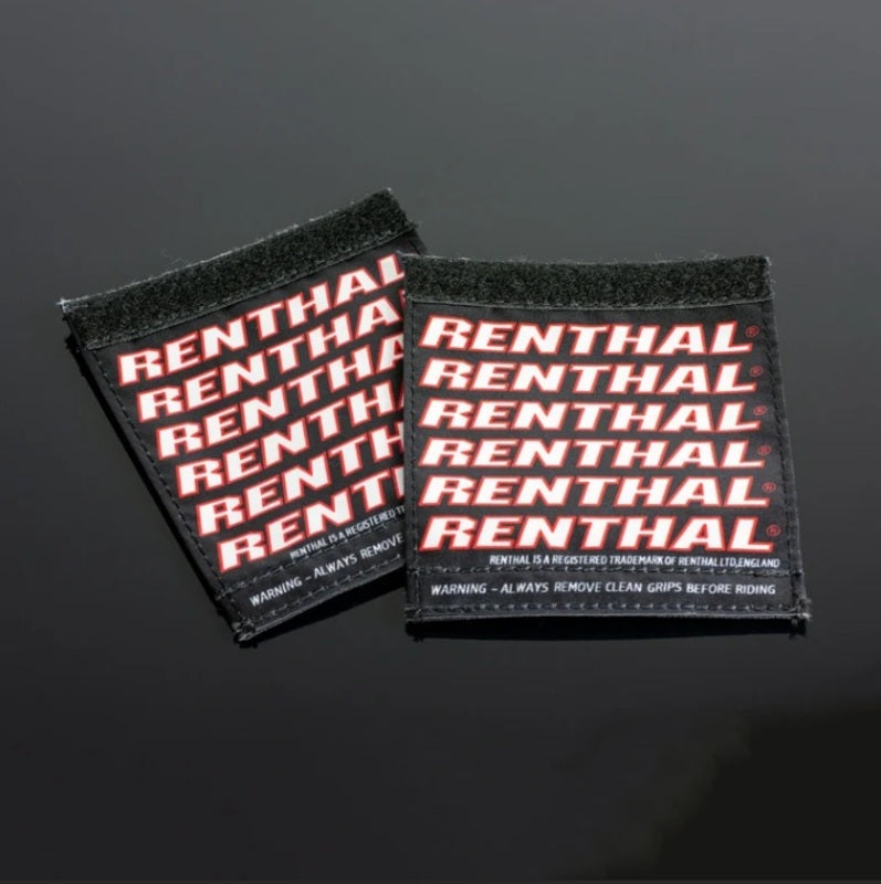 Renthal Clean Grips Griffschutz schwarz/rot — Produktbild