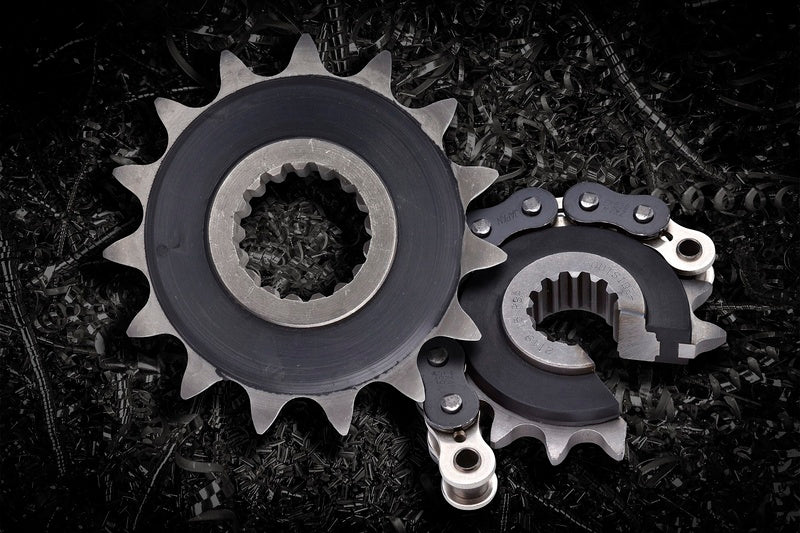 PBR Geräuschgedämpftes Stahlritzel vorne - 520 - 565G 15 18NC