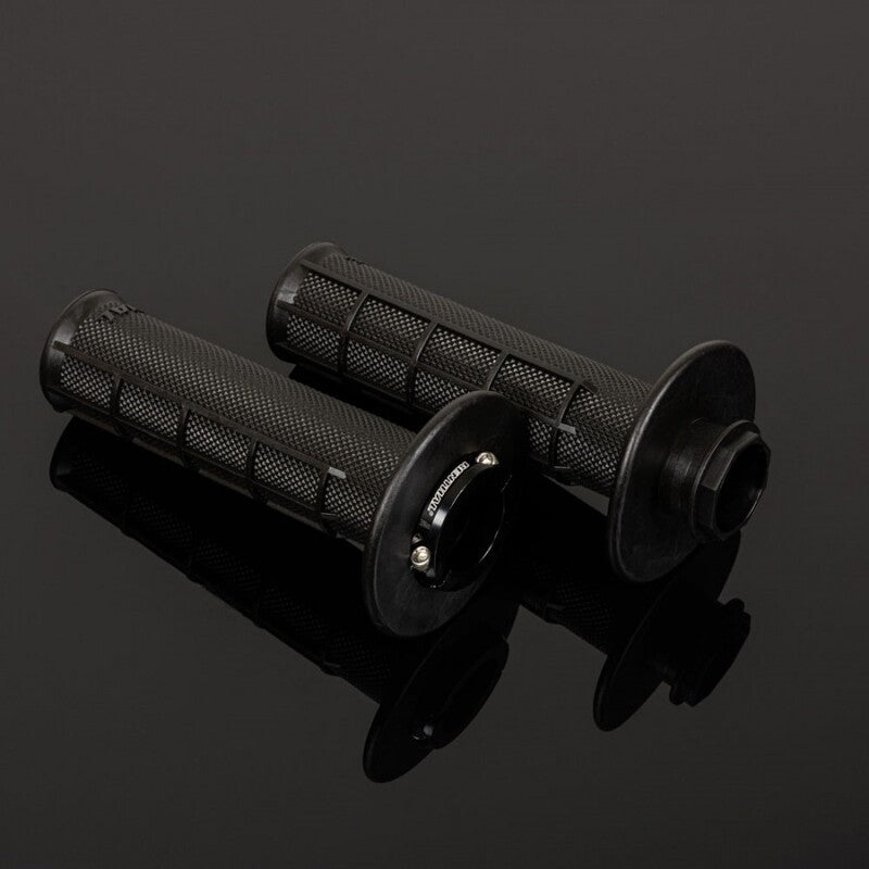 Renthal MX R-Works Lock-On UltraTacky™ Griffe - Half Waffle — Produktbild
