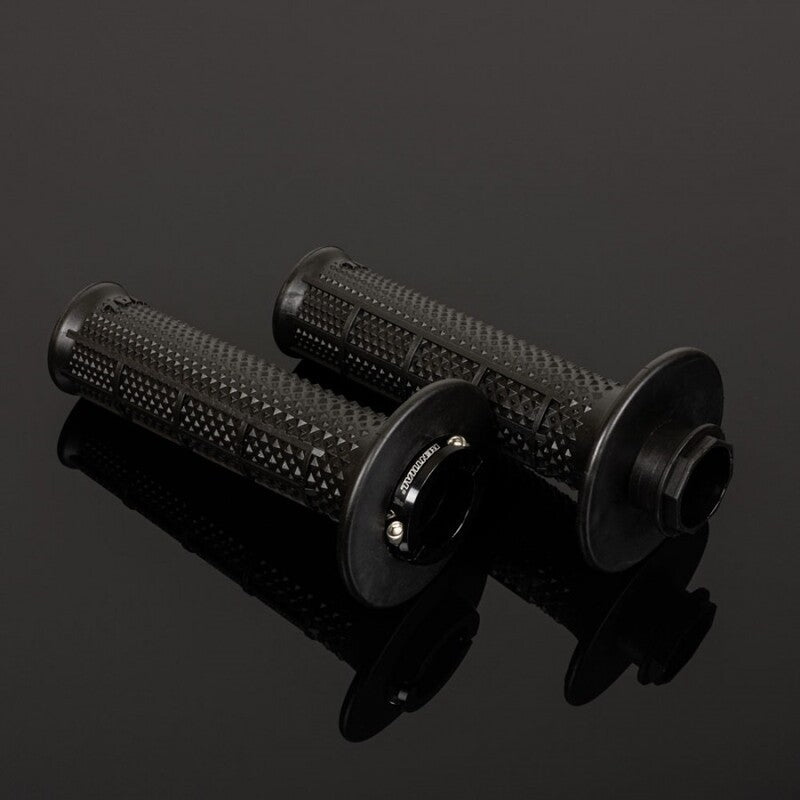 Renthal MX R-Works Lock-On UltraTacky™ Tapered Griffe - Half Waffle — Produktbild