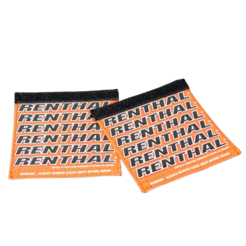 Renthal Clean Grips Griffschutz - orange/schwarz — Produktbild