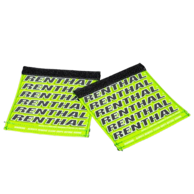 Renthal Clean Grips Griffschutz - grün/schwarz — Produktbild