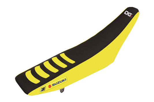 Blackbird Racing Double Grip 3 Sitzbankbezug gelb/schwarz Suzuki RM-Z450