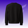 Bild in der Galerie öffnen, BYG Crew Oversized Sweatshirt Heavyweight Schwarz, Rückenansicht
