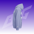 Bild in der Galerie öffnen, BYG Crew Relaxed Hoodie „Enjoy the Ride“ Violet, Seitenansicht links
