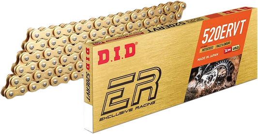 DID 520 ERVT Antriebskette – X-Ring Motocross – Gold – 120 Glieder – Clip