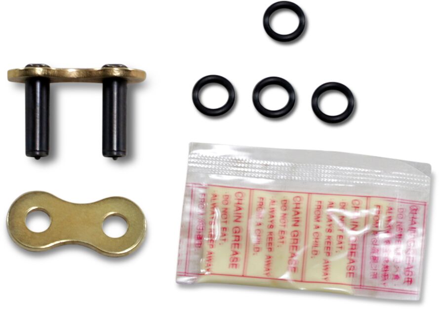 DID 520 ERVT Kettenschloss – X-Ring Motocross – Gold – Niete (RH)