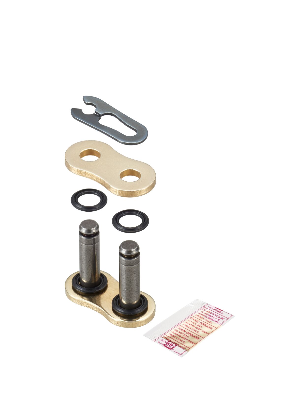DID 428 VX Kettenschloss – X-Ring – Gold/Schwarz – Clip