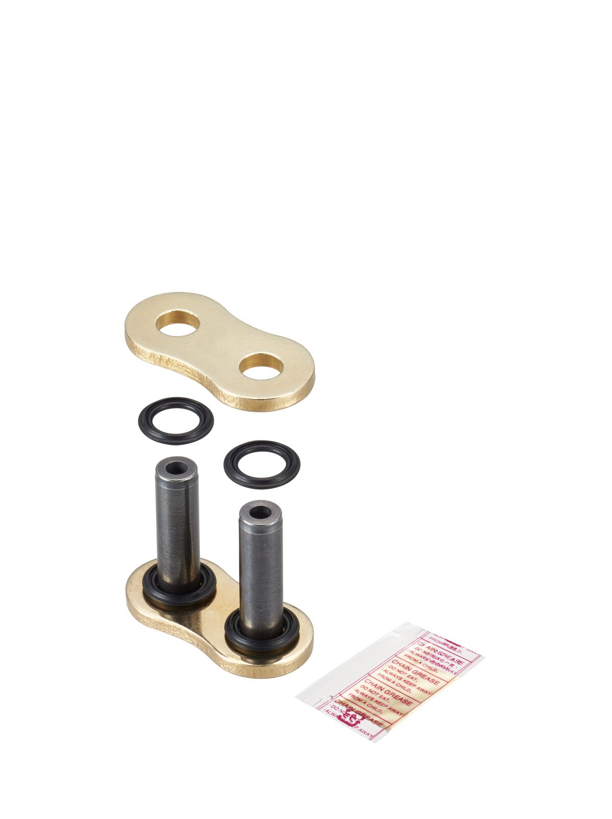 DID 428 VX Kettenschloss – X-Ring – Gold/Schwarz – Niete (RH)
