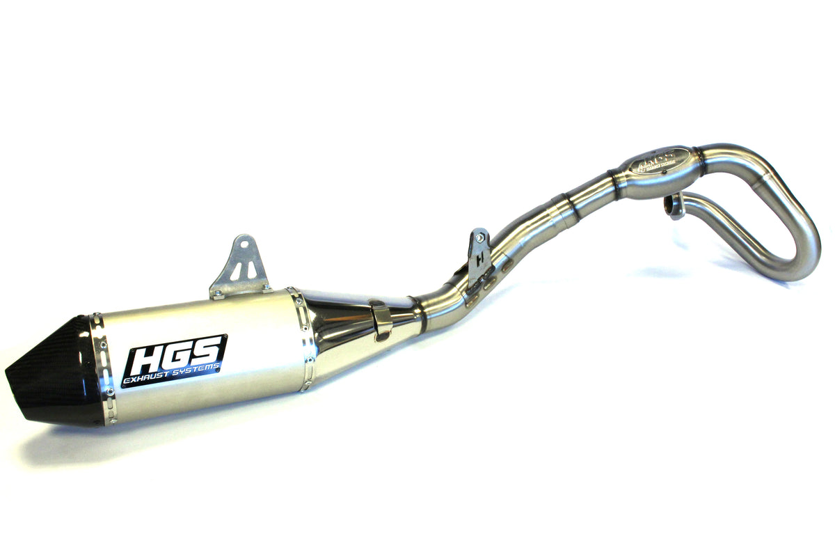 HGS Komplettanlage für Honda CRF 250 R 2022-2024, Carbon-Endkappe
