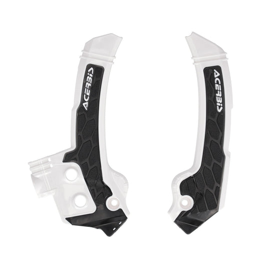 Acerbis — Rahmenschutz X-GRIP — Husqvarna 2025-2027 (14 Modelle) – Weiß/Schwarz