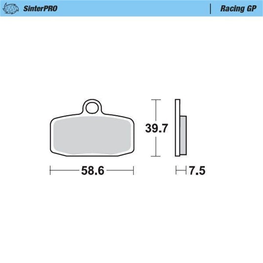 Moto Master — SinterPRO Bremsbelag Racing GP — Husqvarna, KTM 2012-2020 (3 Modelle)