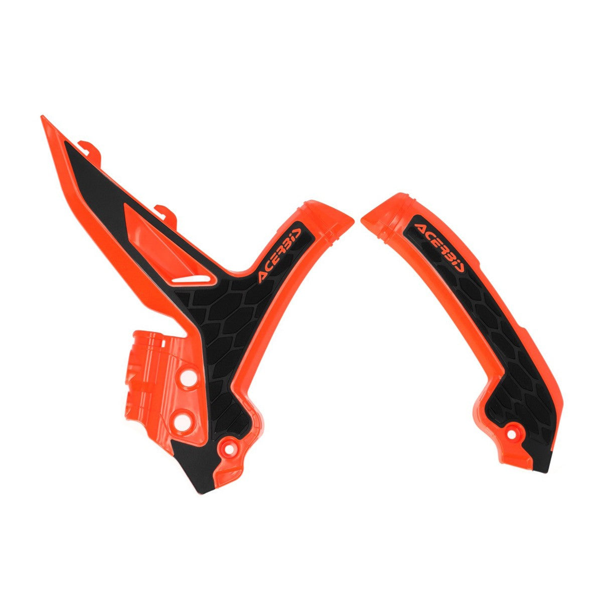 Acerbis — Rahmenschutz X-GRIP — KTM 2023-2027 (14 Modelle) – Orange/Schwarz
