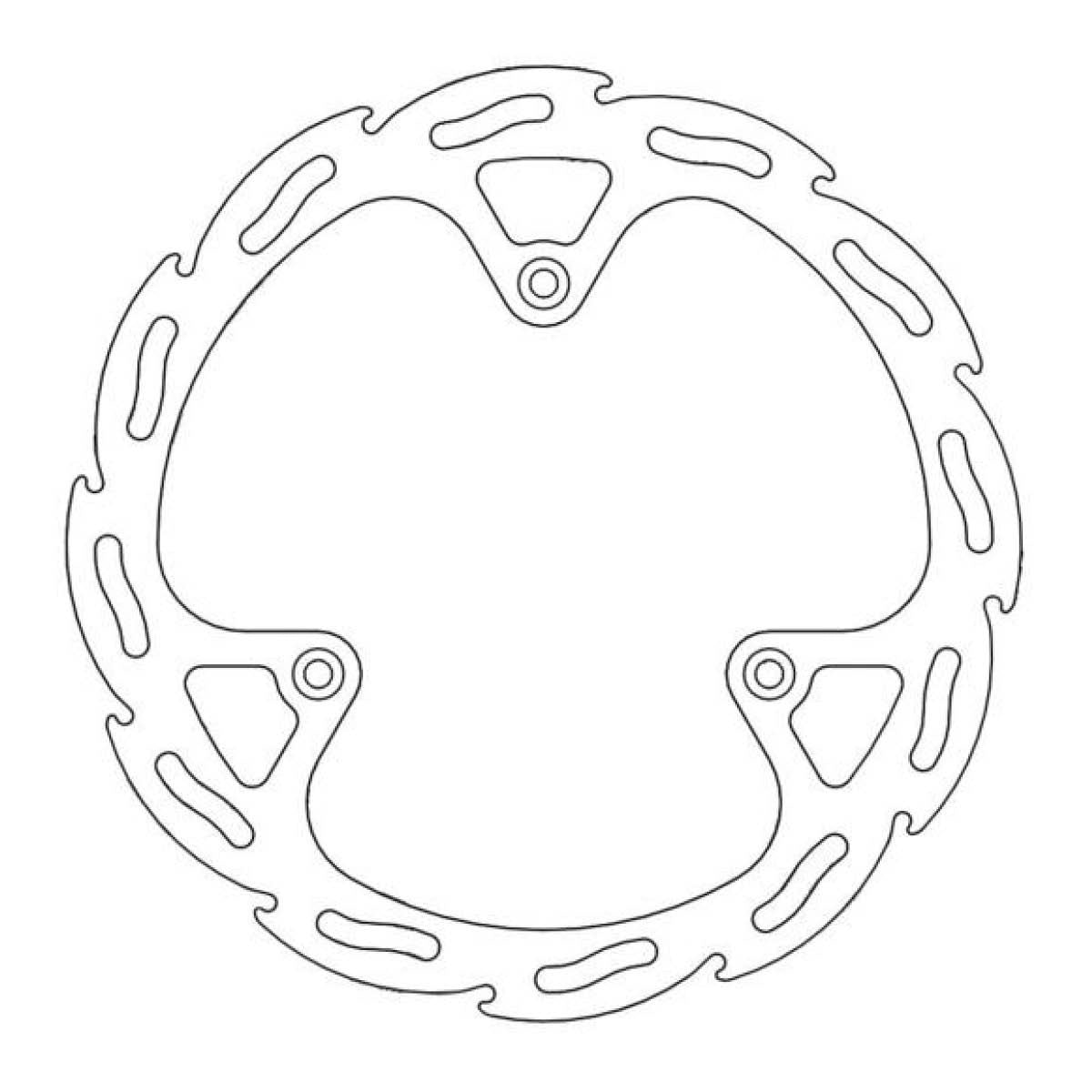 Moto Master — Flame Bremsscheibe — Suzuki RM 85 2005-2025 / Yamaha YZ 85 2002-2026