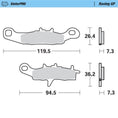 Bild in Galerie-Betrachter laden, Moto Master — SinterPRO Bremsbelag Racing GP — Kawasaki KX 85 2001-2025 / Suzuki RM 85 2005-2025
