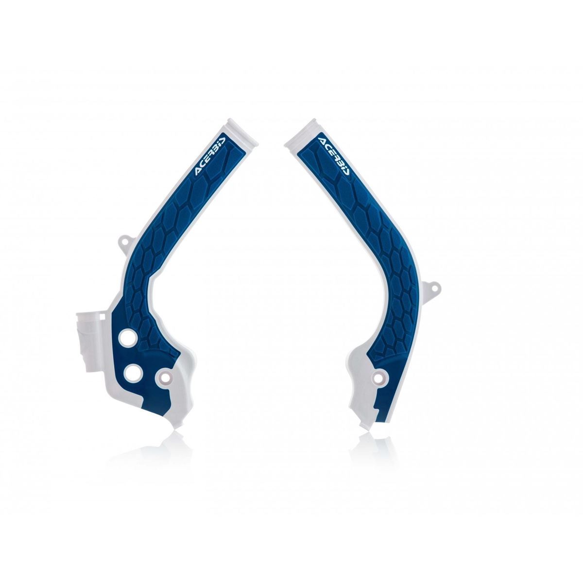 Acerbis — Rahmenschutz X-GRIP — Husqvarna, KTM 2016-2019 (23 Modelle) – Weiß/Blau