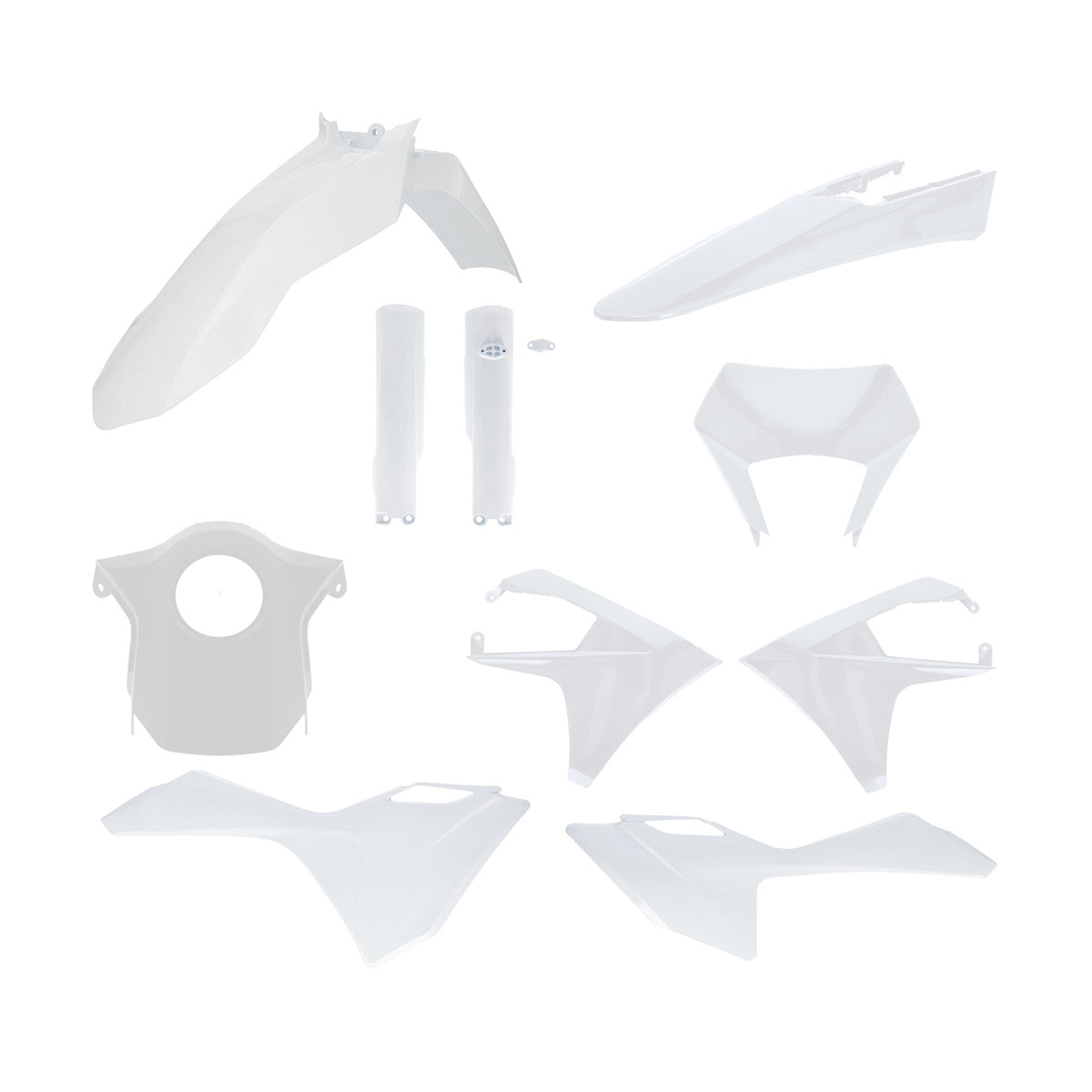 Acerbis — FULL PLASTIKKIT — GasGas 2024-2027 (7 Modelle) — 0027208 – Weiß