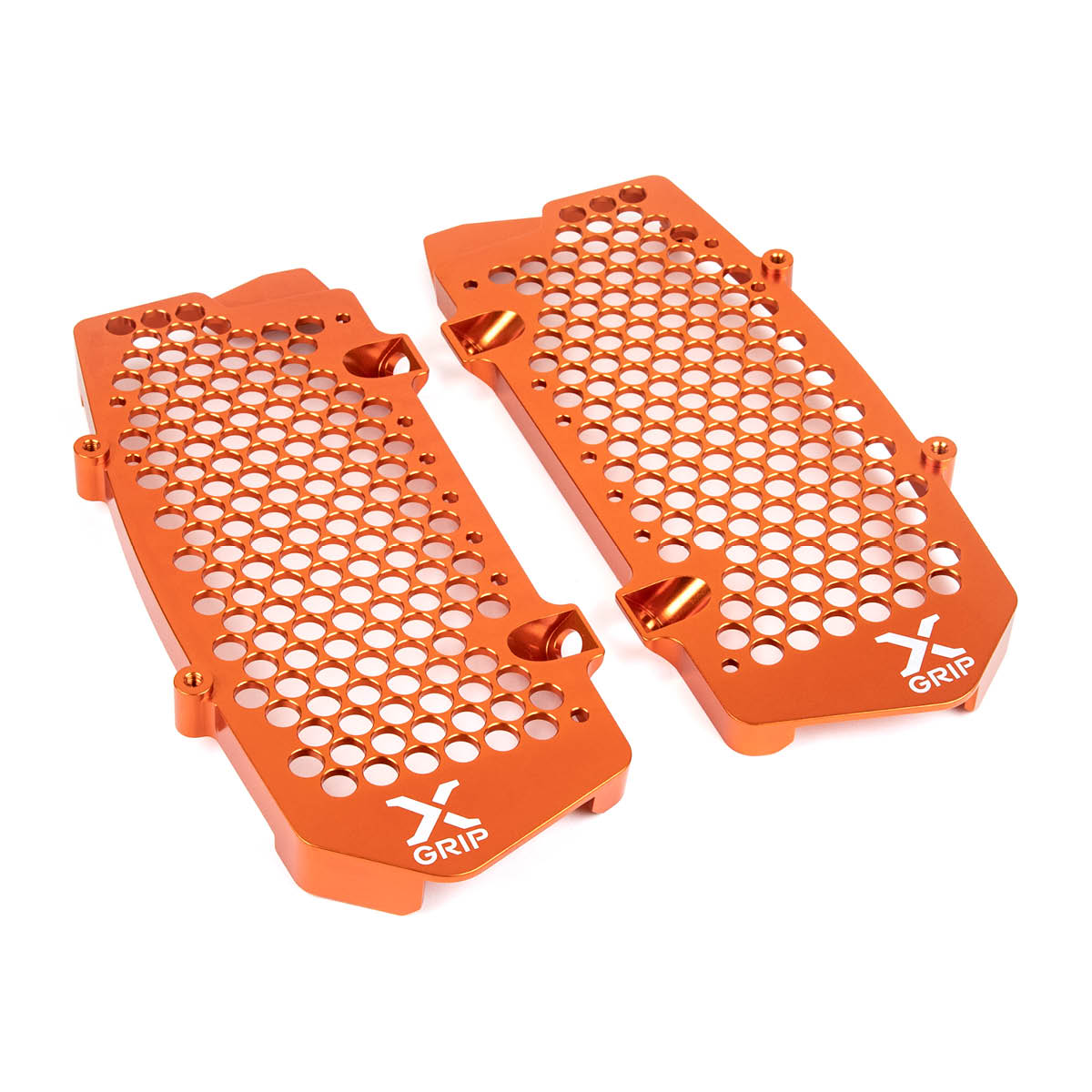 X-Grip — Kühlerschutz orange — GasGas, Husqvarna, KTM 2019-2023 (34 Modelle)
