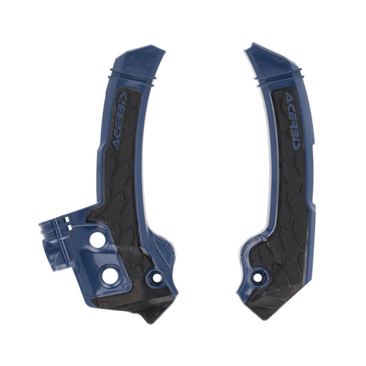 Acerbis — Rahmenschutz X-GRIP — Husqvarna 2025-2027 (14 Modelle) – Blau/Schwarz