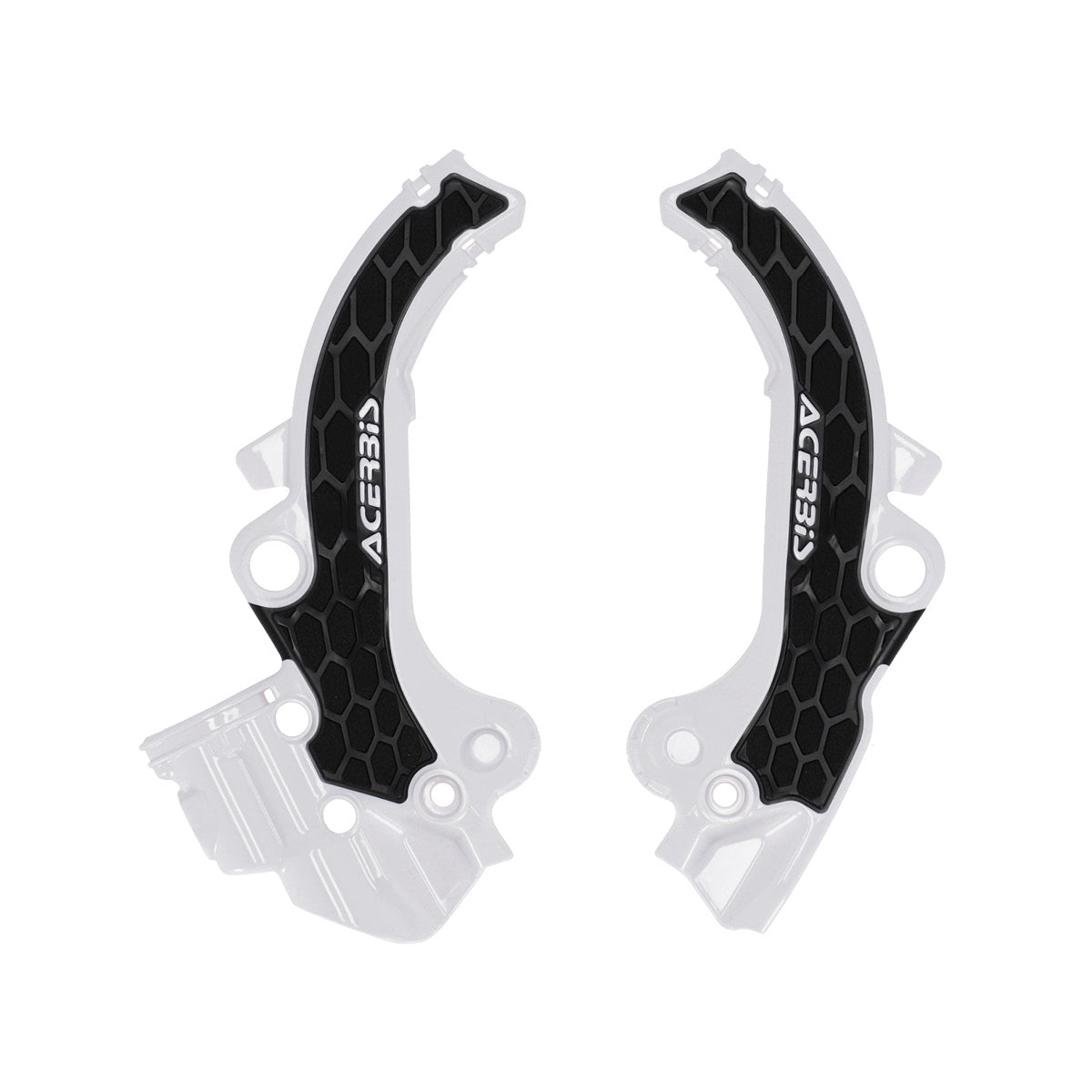 Acerbis — Rahmenschutz X-GRIP — GasGas, Husqvarna, KTM 2024-2027 (3 Modelle) – Weiß/Schwarz